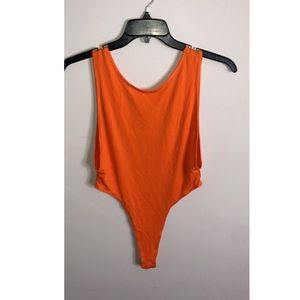 Orange bodysuit